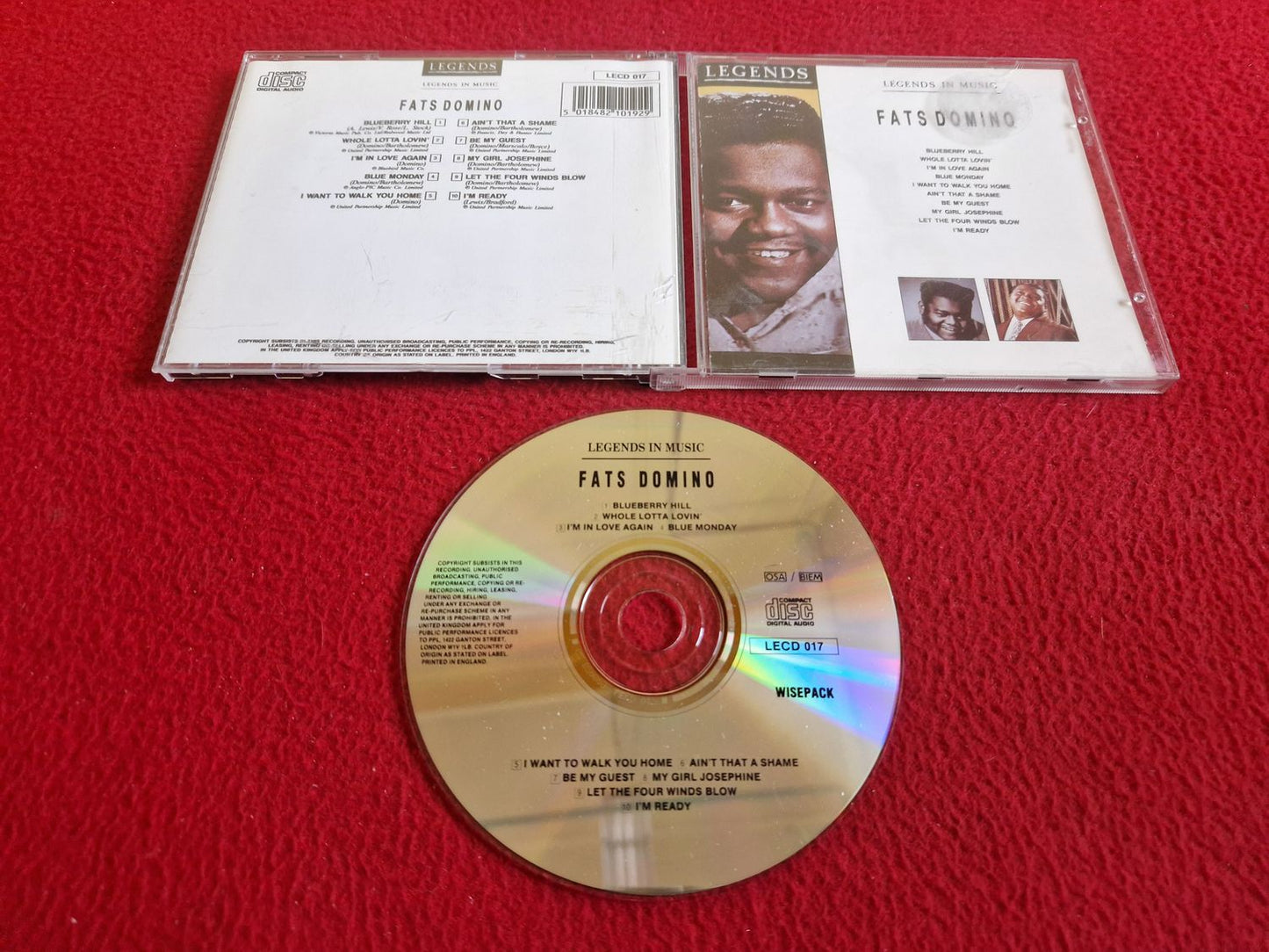 FATS DOMINO [ LEGENDS IN MUSIC ] CD