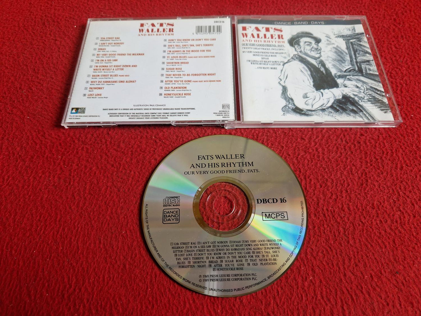 FATS WALLER AND HIS RHYTHM OUR VERY GOOD FREIND, FATS CD