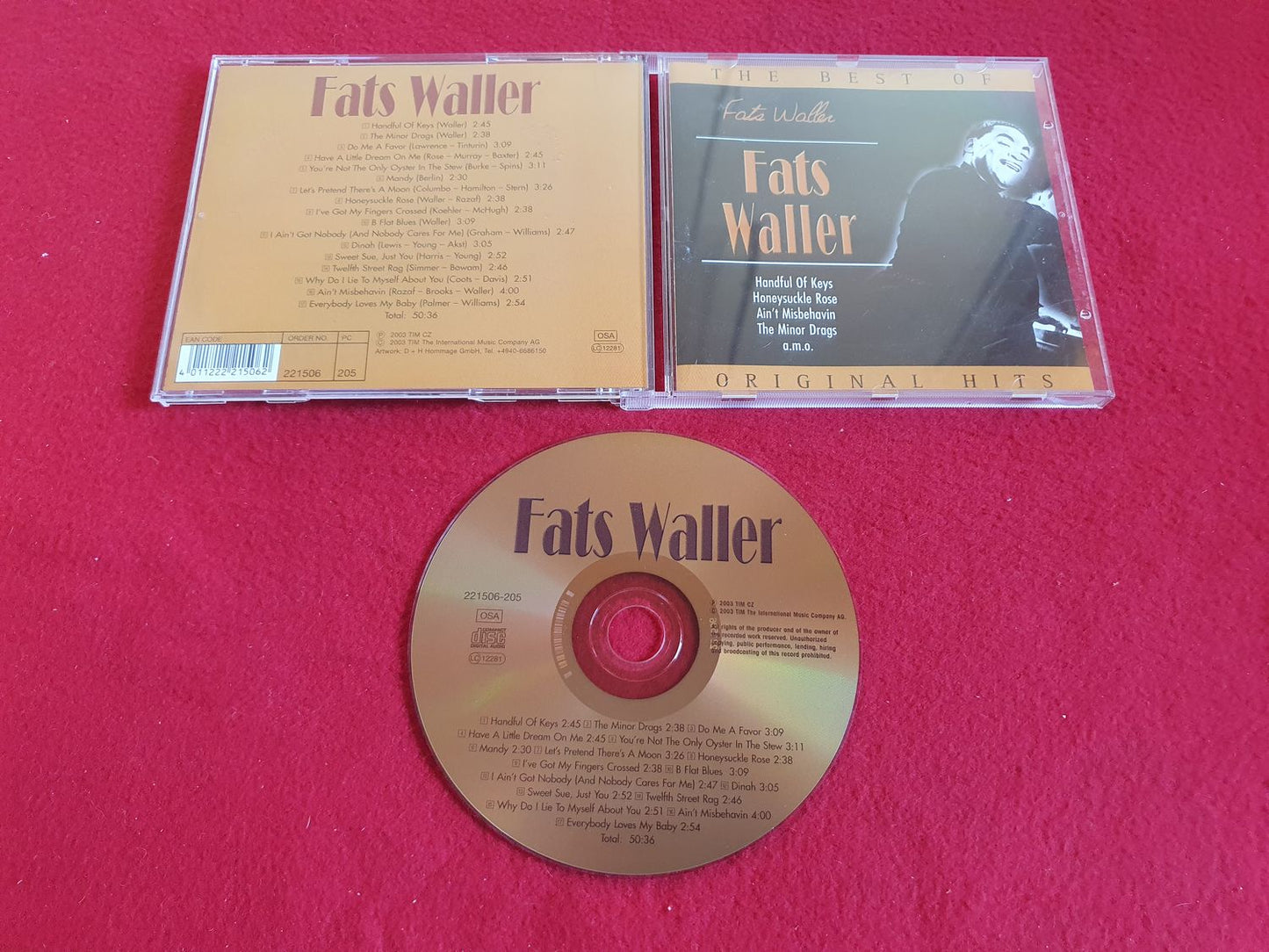 FATS WALLER THE BEST OF ORIGINAL HITS till CD