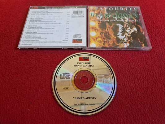 FAVOURITE MOVIE CLASSICS 12 OF THE MOST POPULAR MOVIE CLASSICS CD