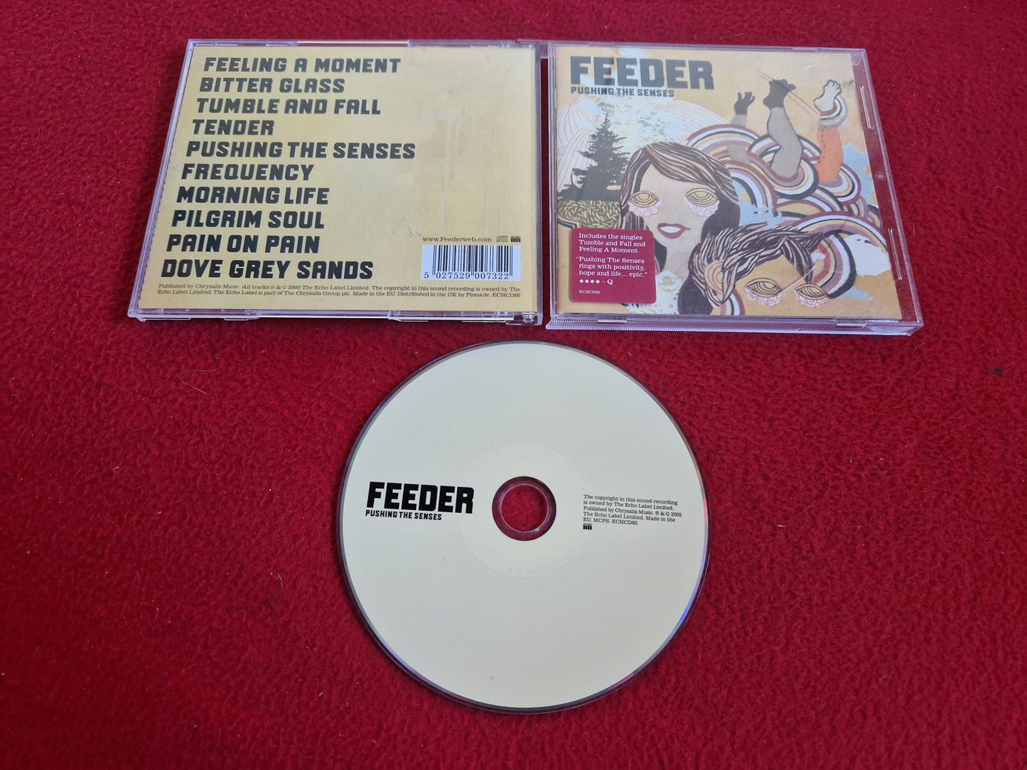 FEEDER PUSHING THE SENSES CD
