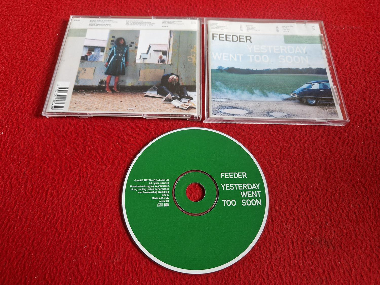 FEEDER YESTERDAY WENT TOO SOON CD