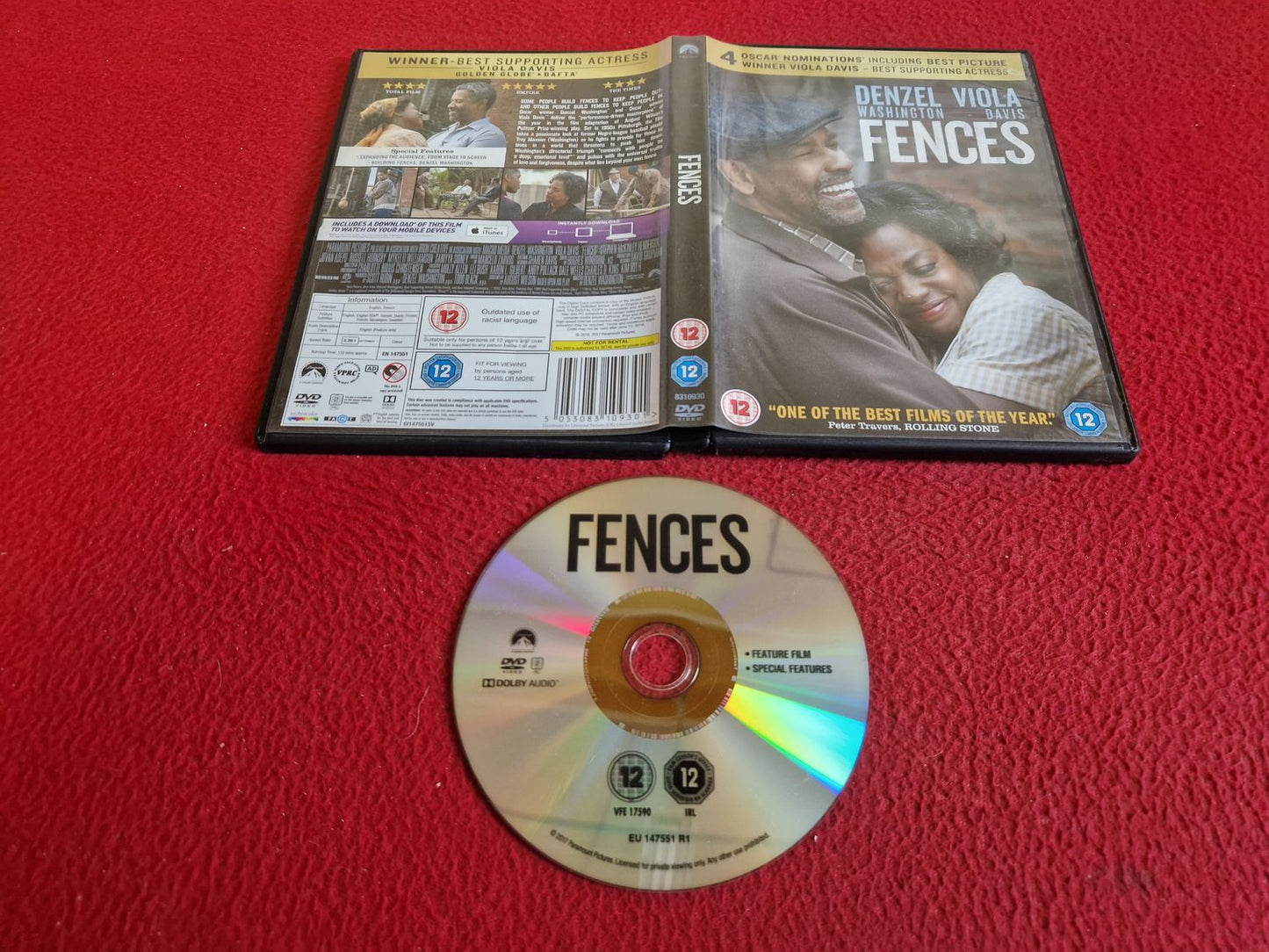 FENCES DVD