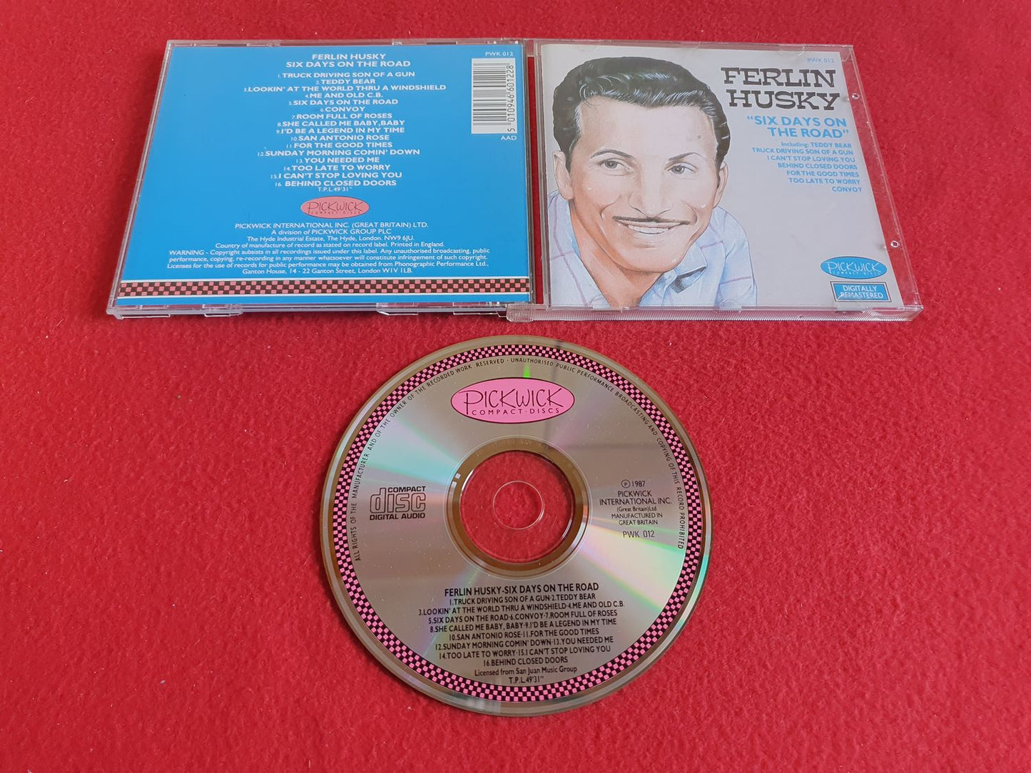 FERLIN HUSKY SIX DAYS ON THE ROAD till CD