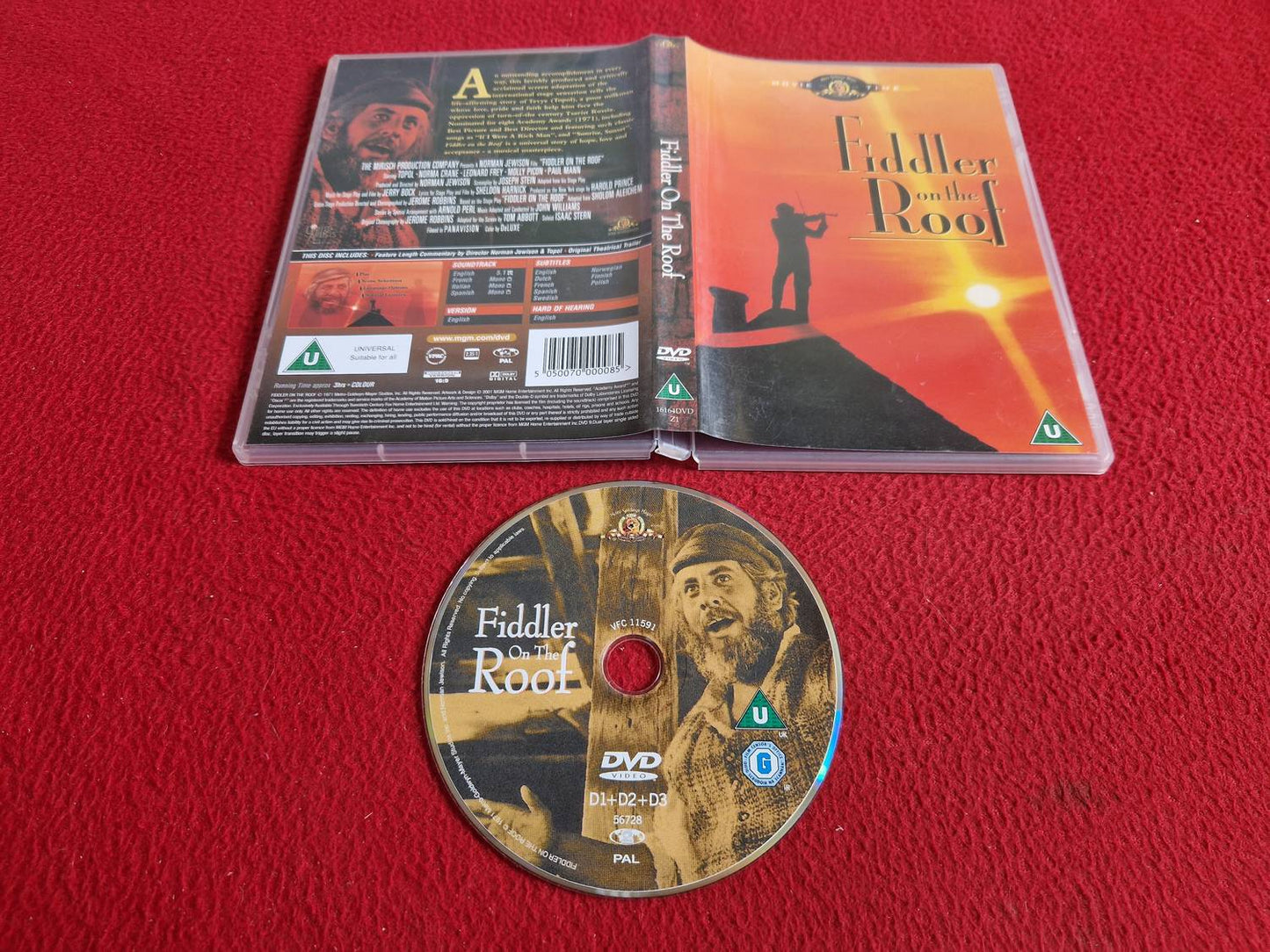 FIDDLER ON THE ROOF [ SVENSK TEXT ] DVD