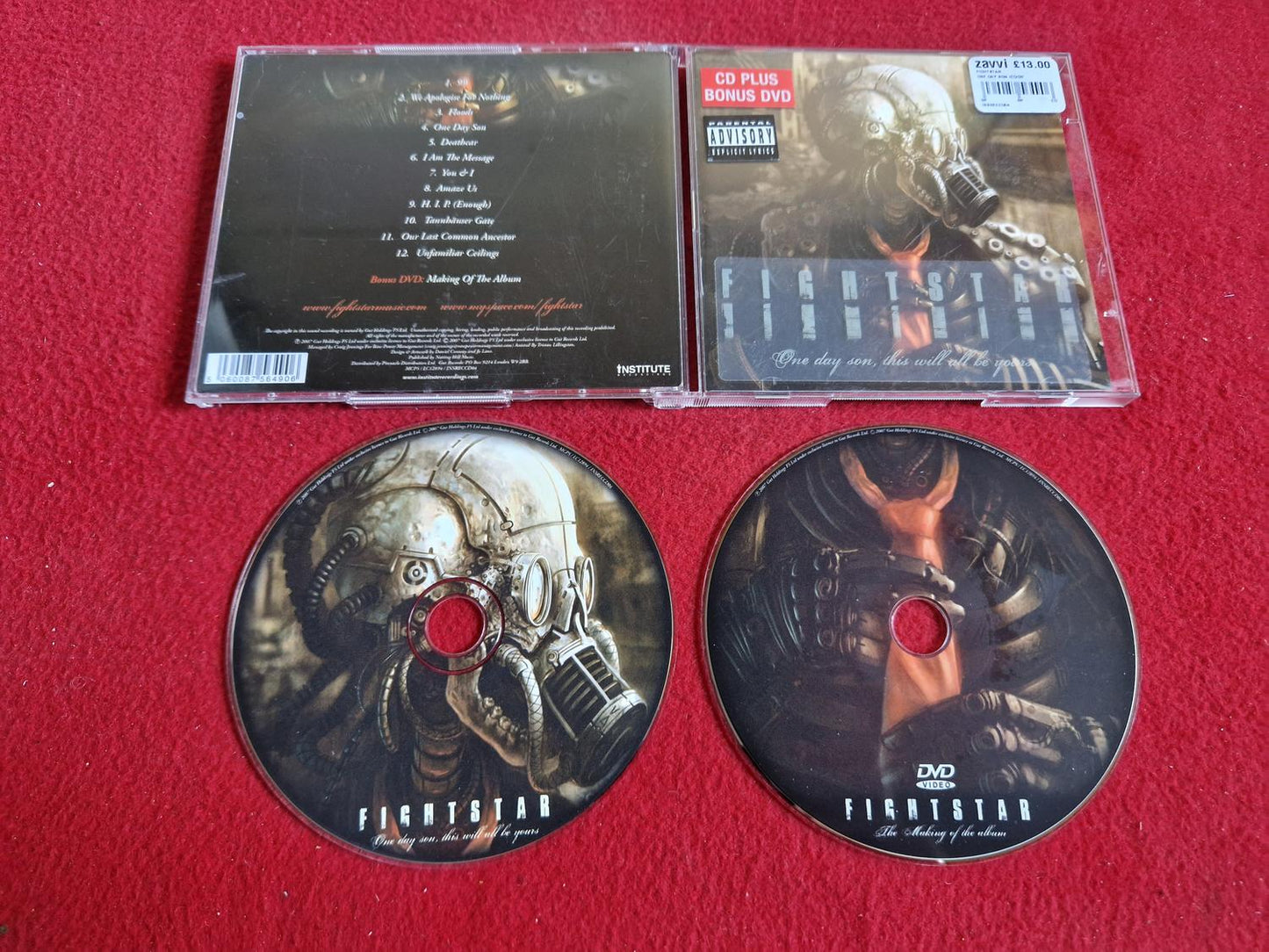 FIGHTSTAR ONE DAY SON, THIS WILL ALL BE YOURS till CD / DVD