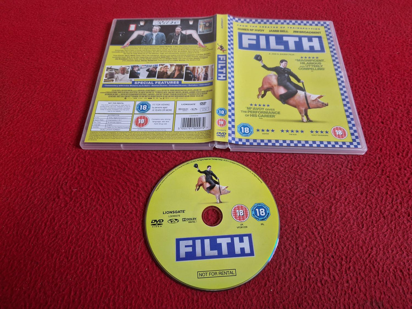 FILTH DVD