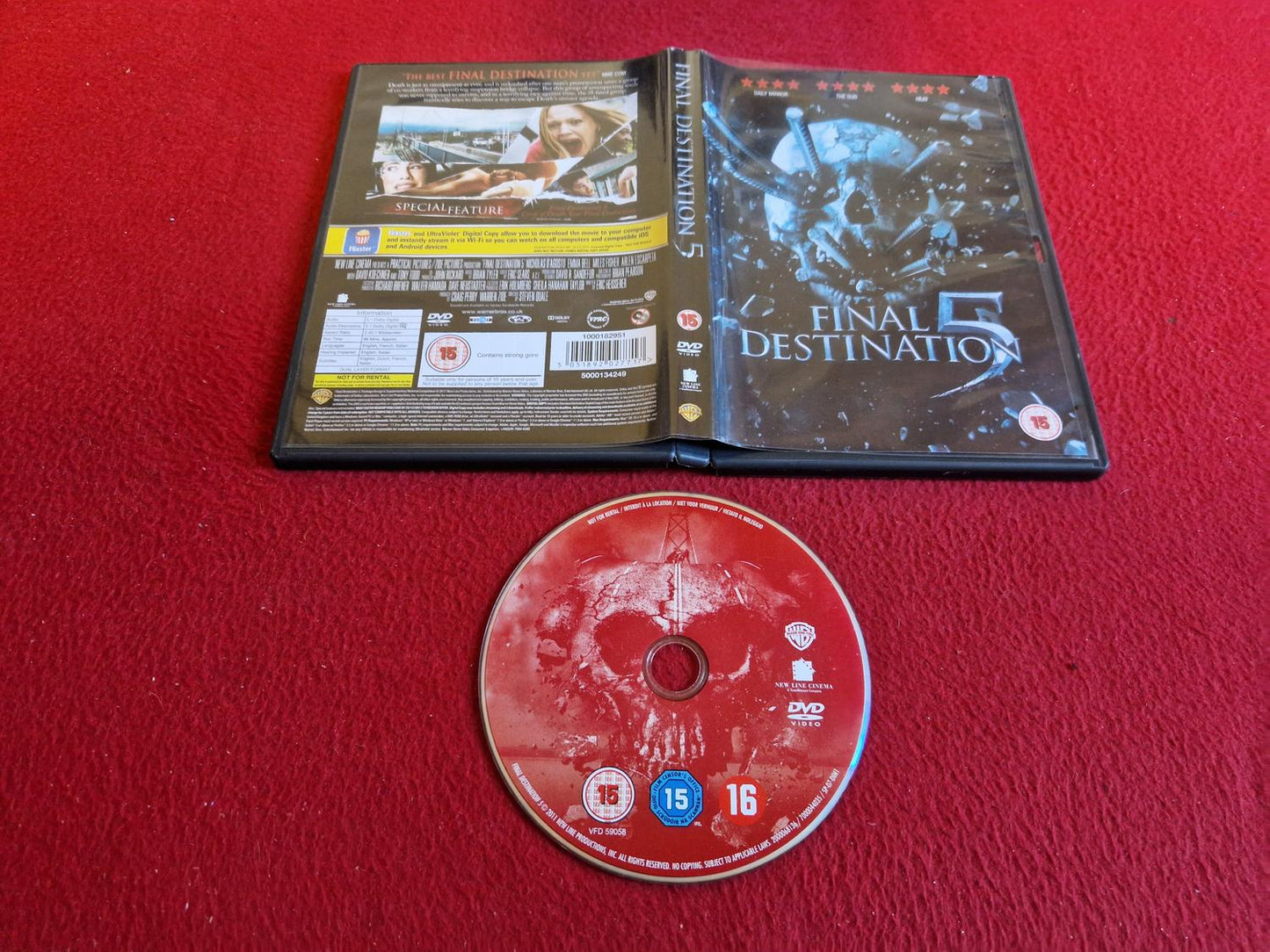FINAL DESTINATION 5 DVD