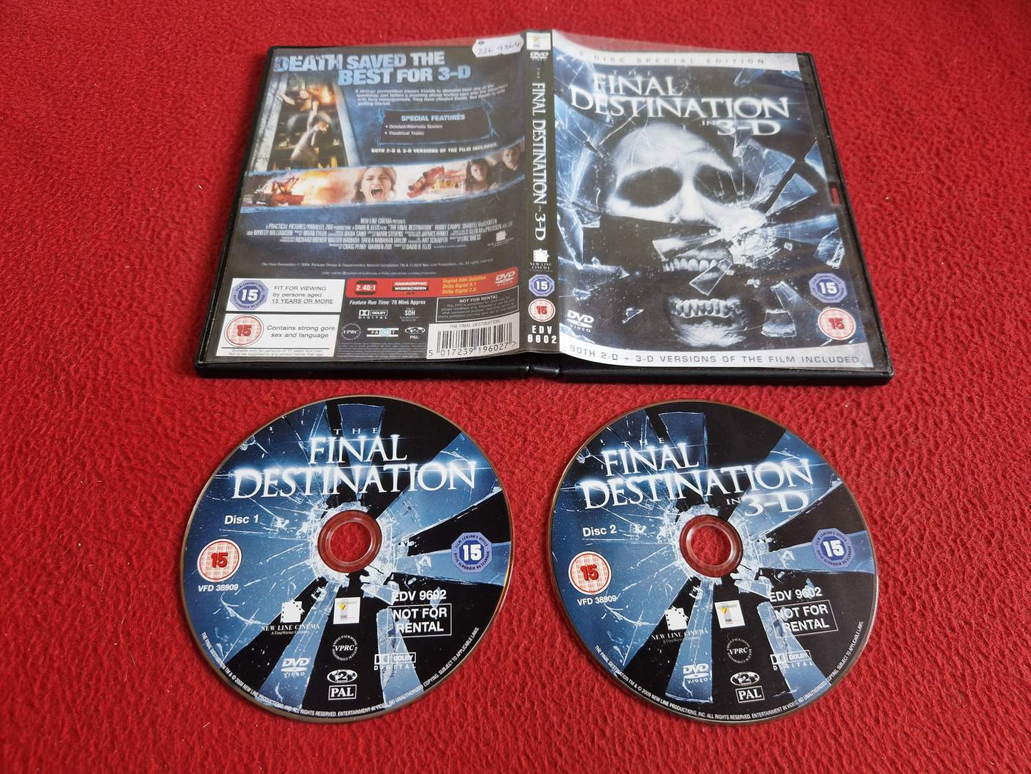 FINAL DESTINATION IN 2D / 3D DVD