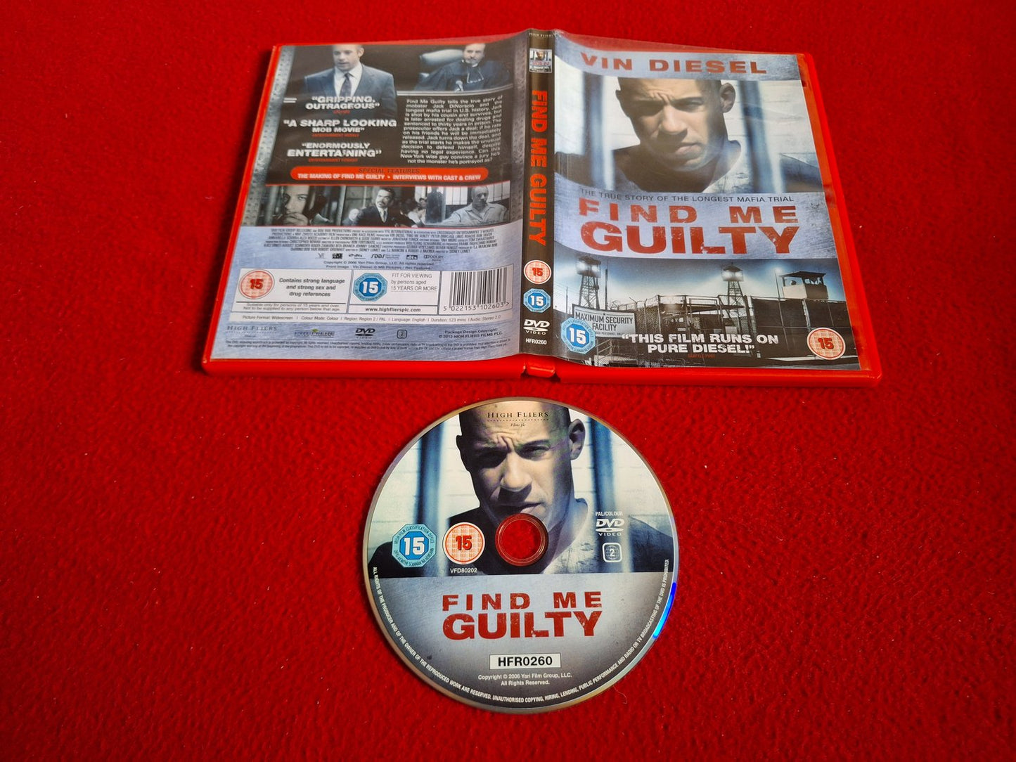 FIND ME GUILTY [ VIN DIESEL ] DVD