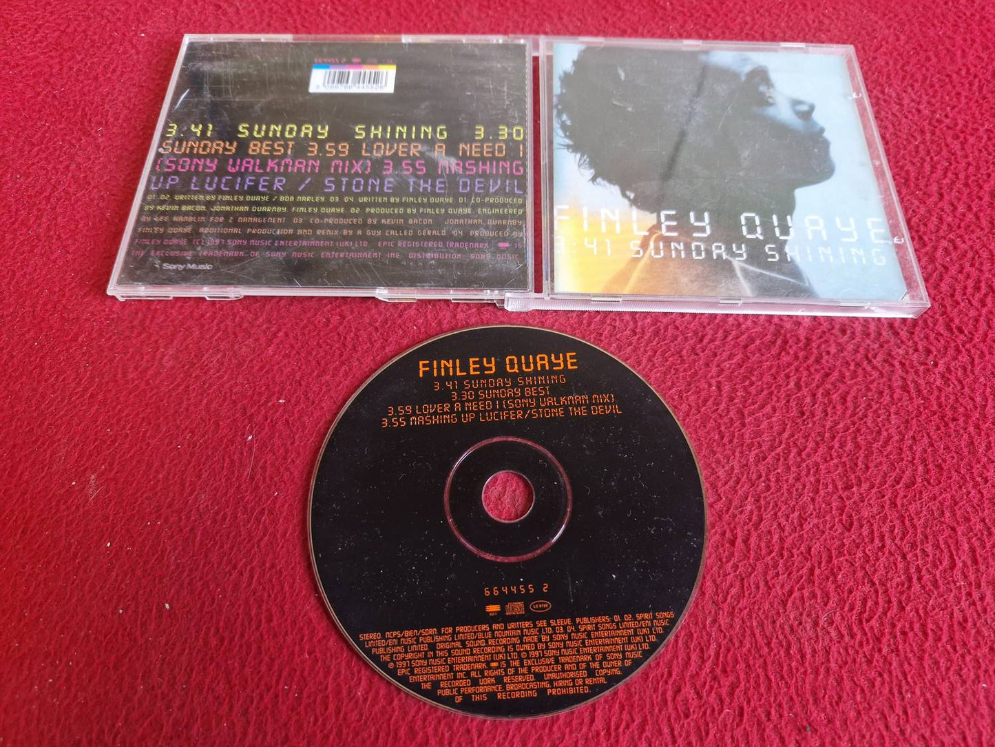 FINLEY QUAYE 41 SUNDAY SHINING CD