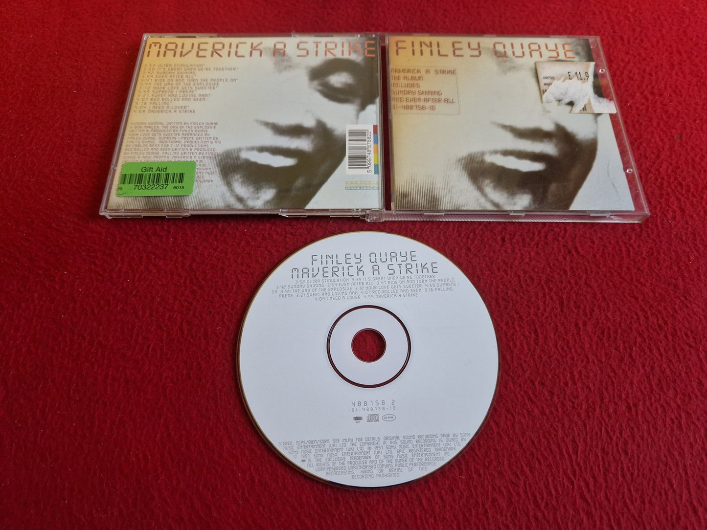 FINLEY QUAYE MAVERICK A STRIKE CD