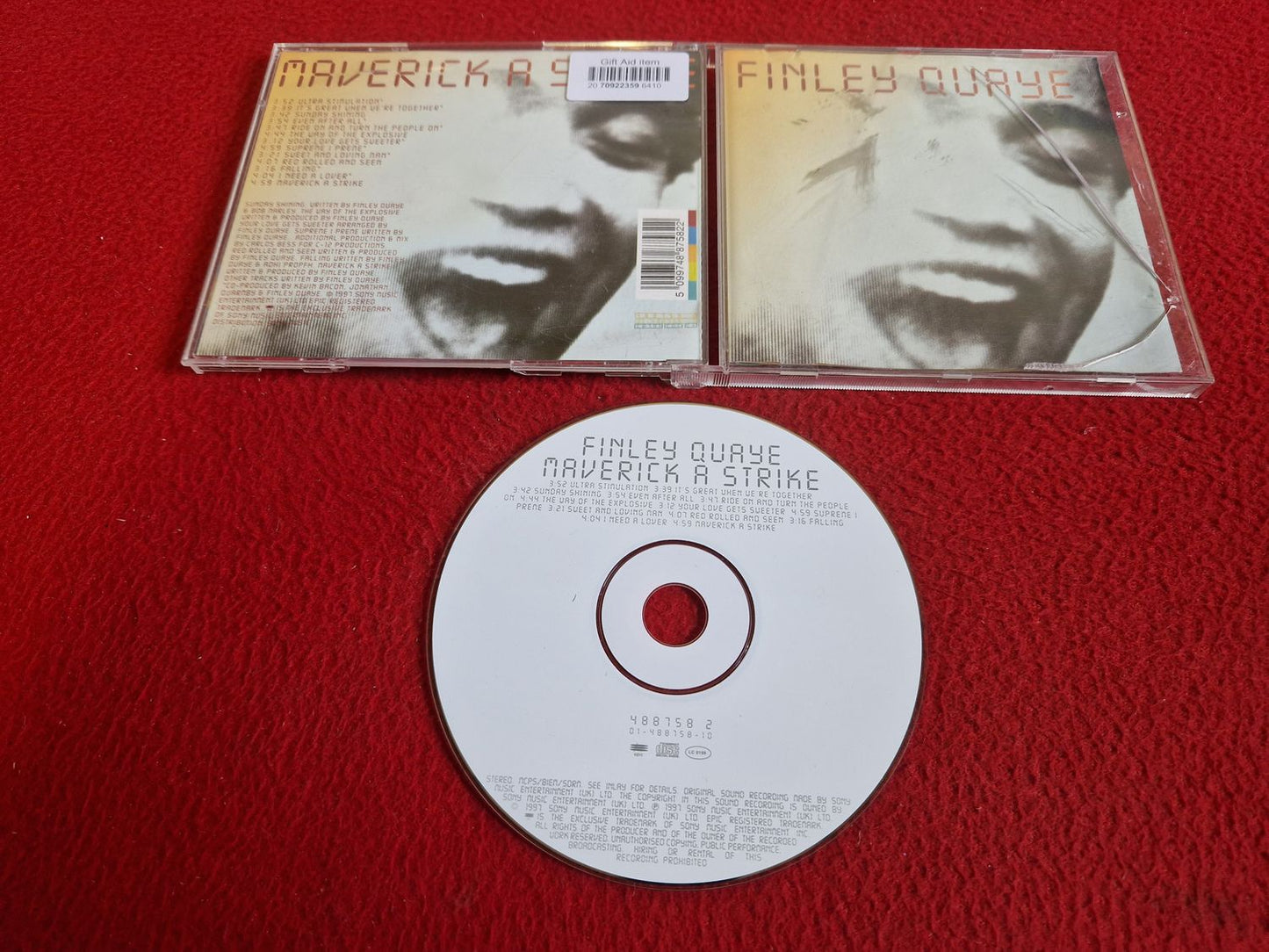 FINLEY QUAYE MAVERICK A STRIKE CD