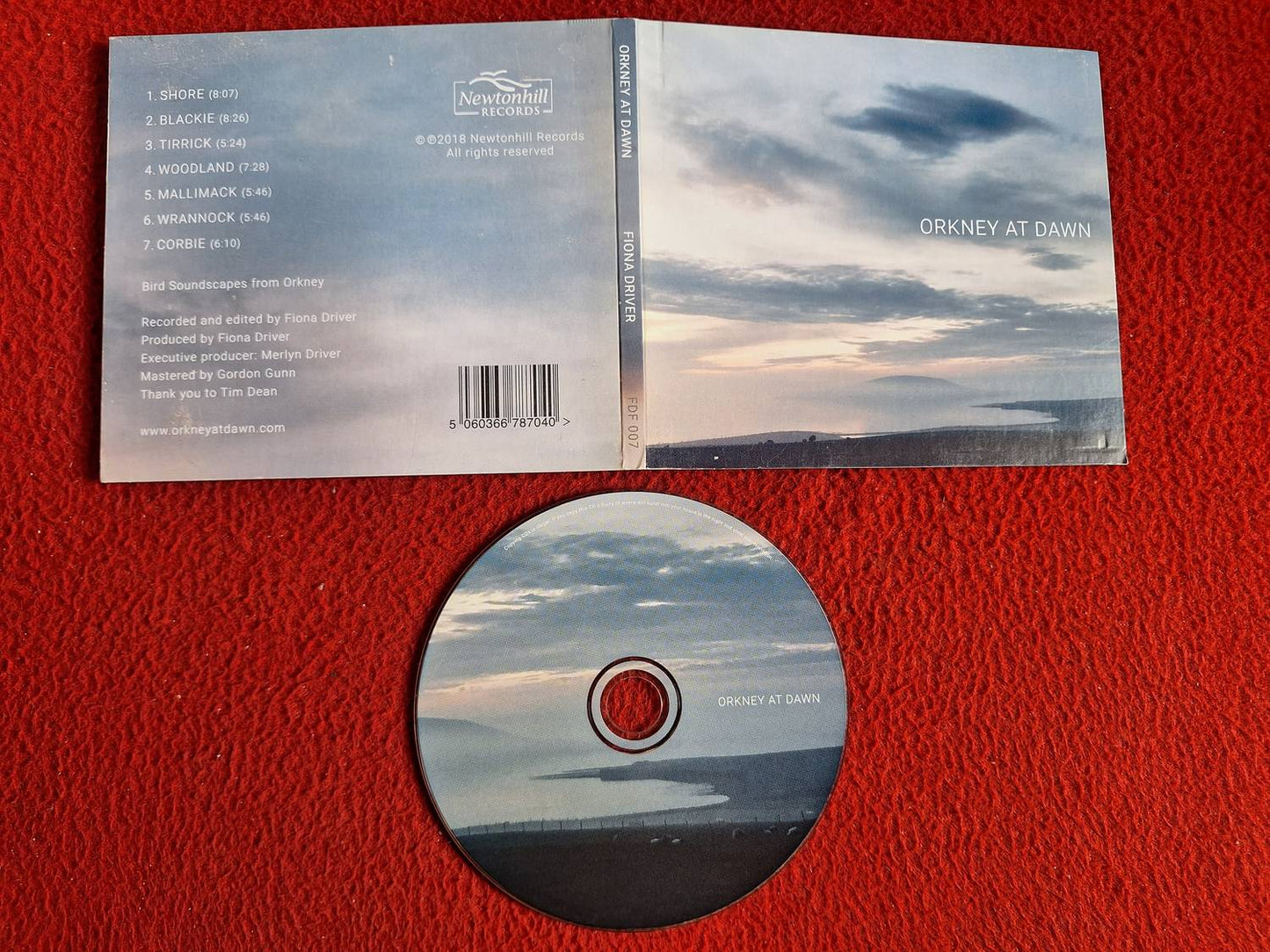 FIONA DRIVER ORKNEY AT DAWN CD