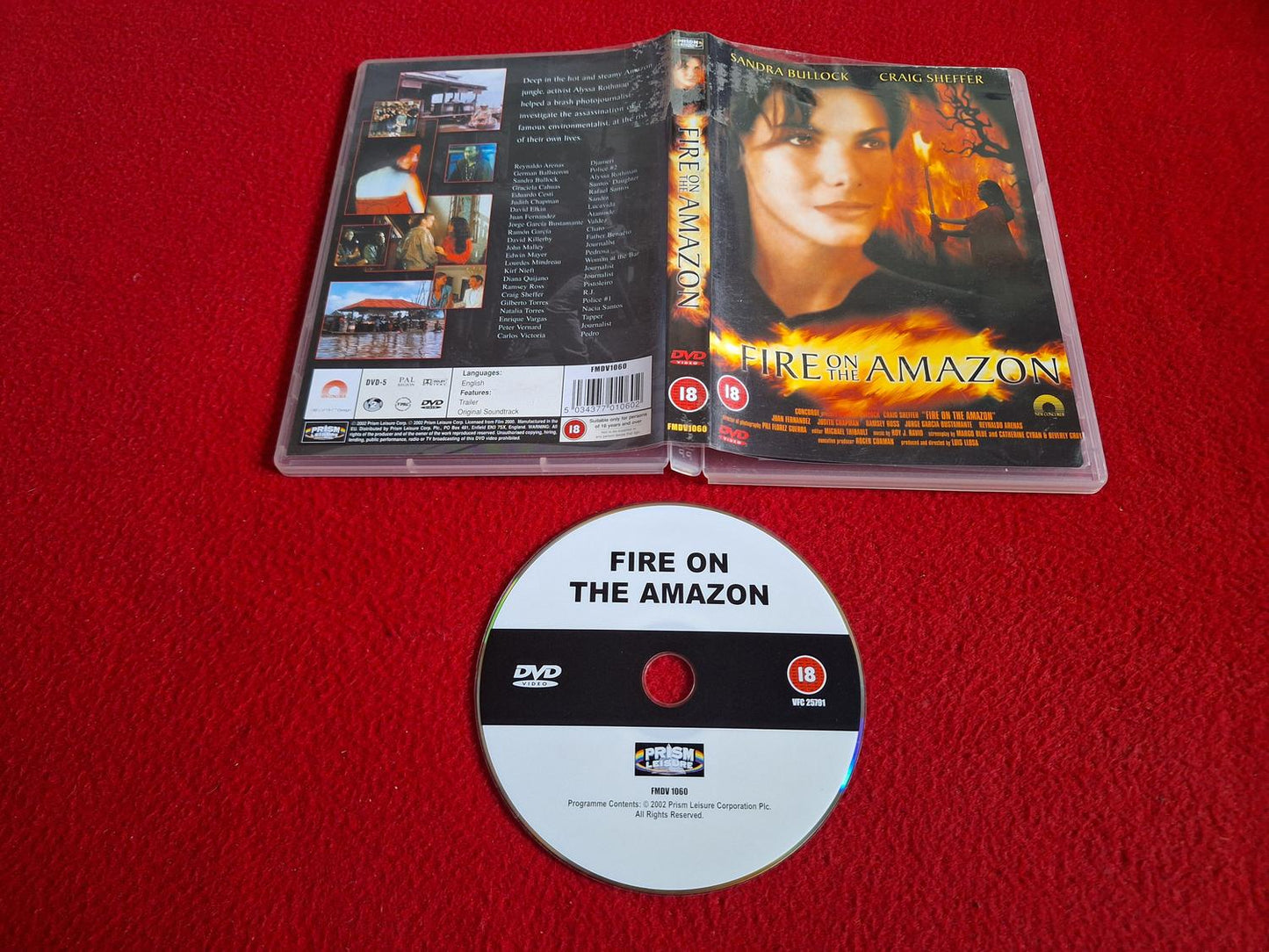 FIRE ON THE AMAZON DVD