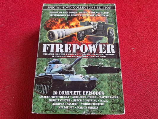 FIREPOWER BATTLE TANKS / STRIKE FIGHTERS mfl [ INNERBOXAR OÖPPNADE ] BOX DVD