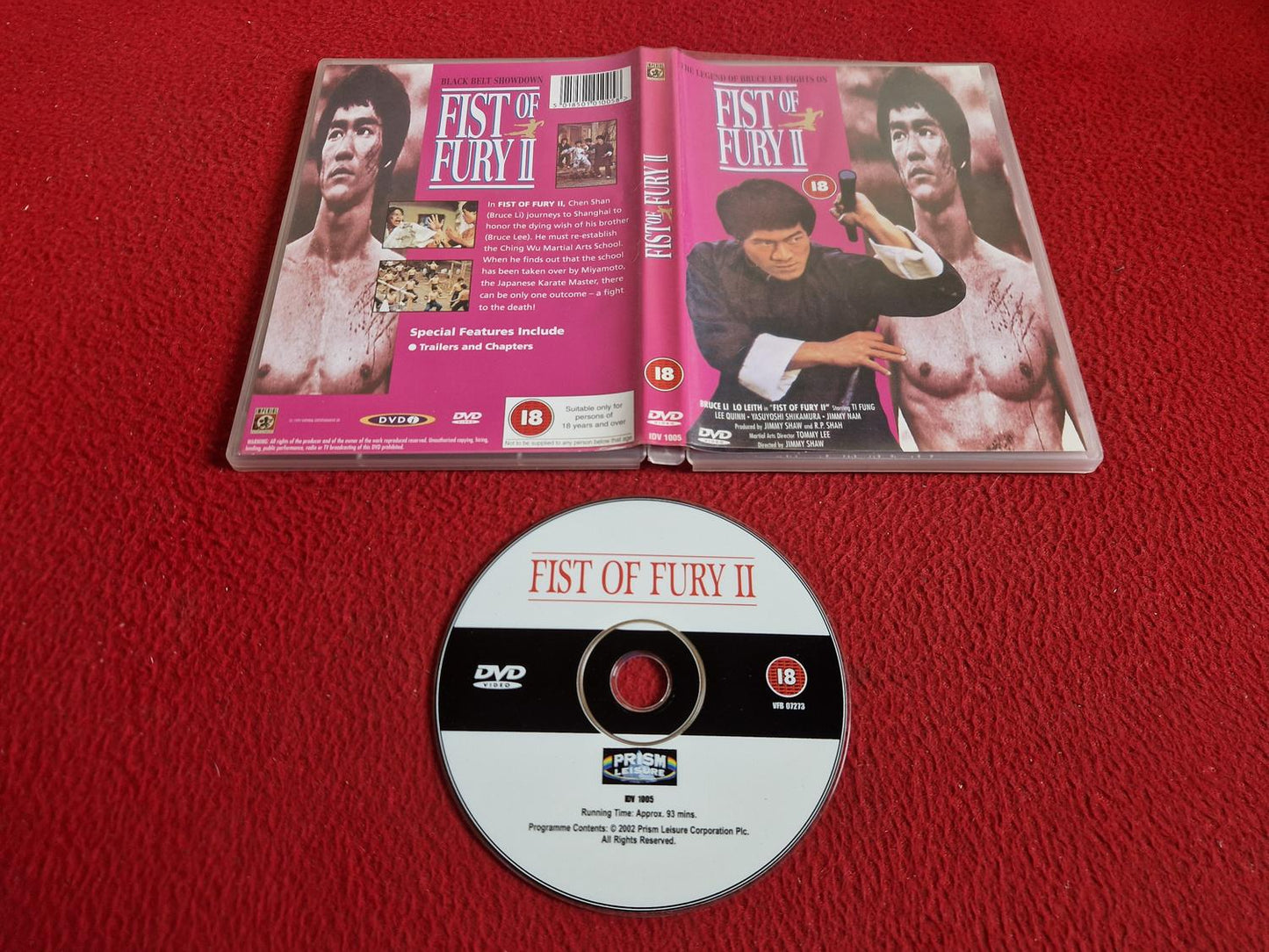 FIST OF FURY 2 DVD