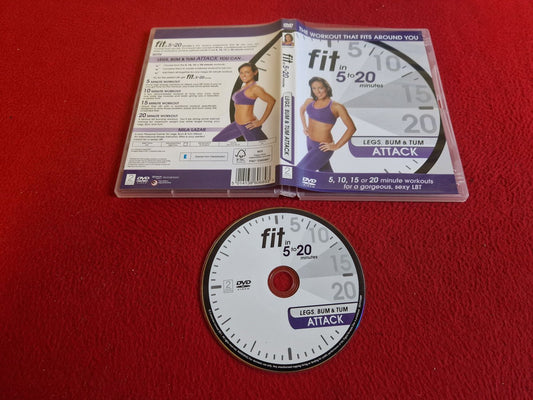 FIT IN 5 TO 20 MINUTES: LEGS BUM AND TUM ATTACK DVD