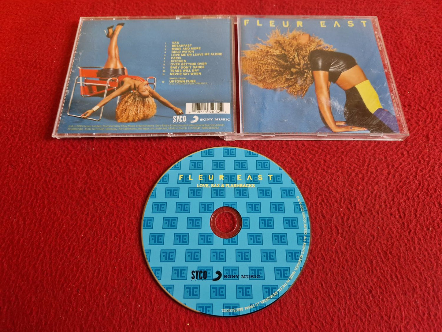 FLEUR EAST LOVE SAX & FLASHBACKS CD