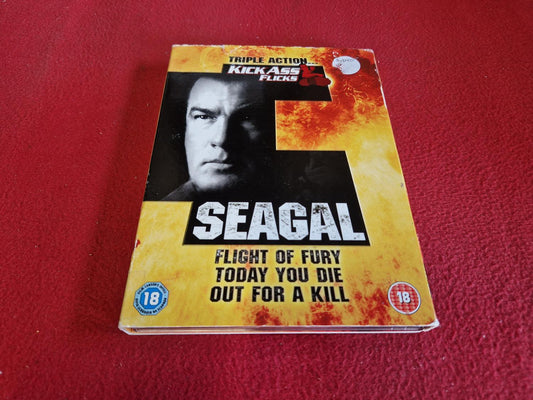 FLIGHT OF FURY / TODAY YOU DIE / OUT FOR A KILL [ SEAGAL ] BOX till DVD