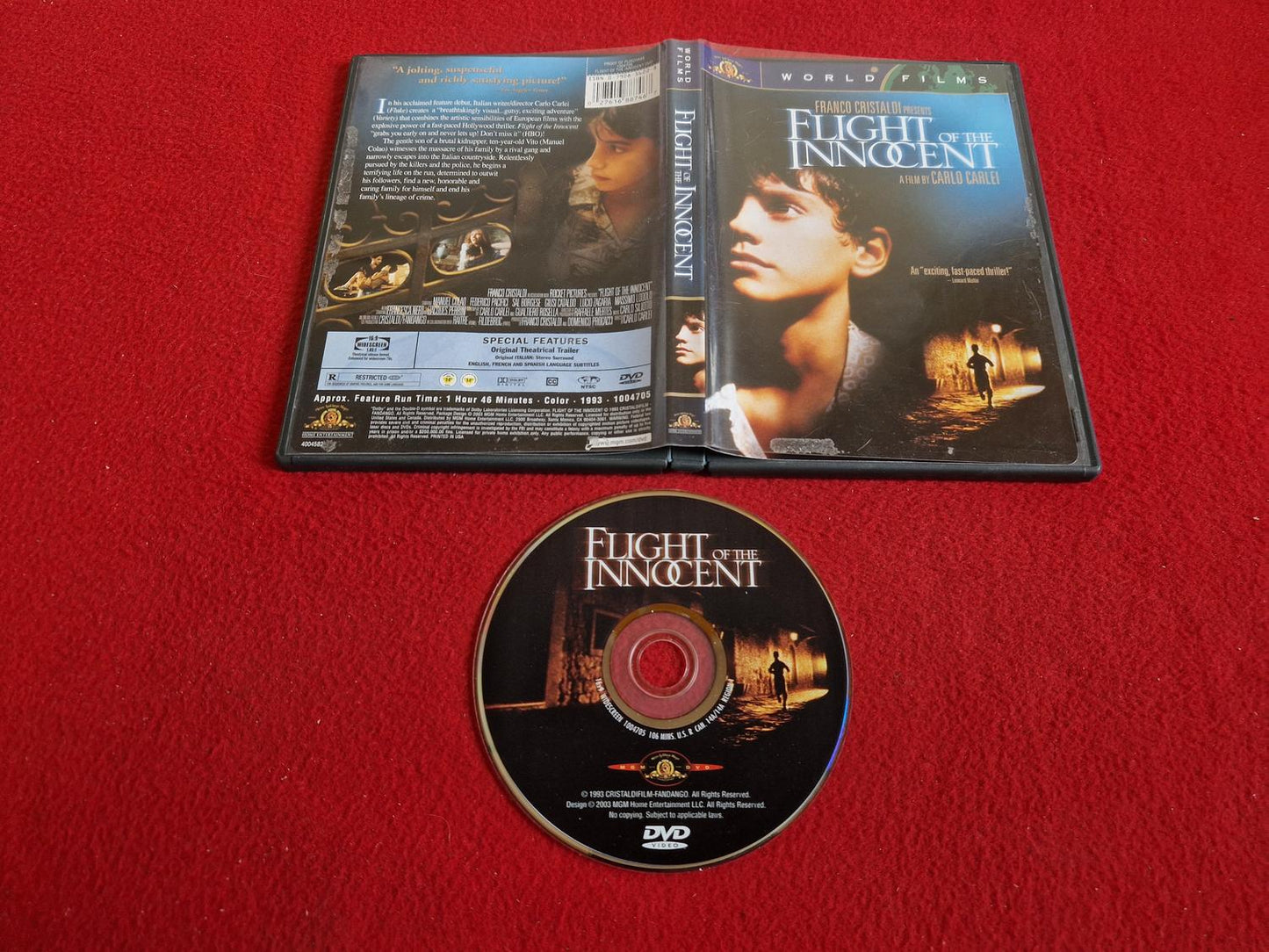 FLIGHT OF THE INNOCENT till DVD