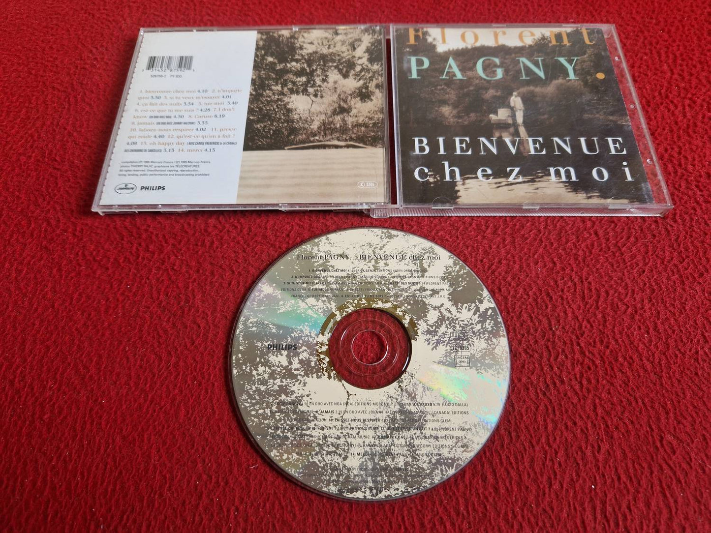 FLORENT PAGNY BIENVENUE CHEZ MOI CD