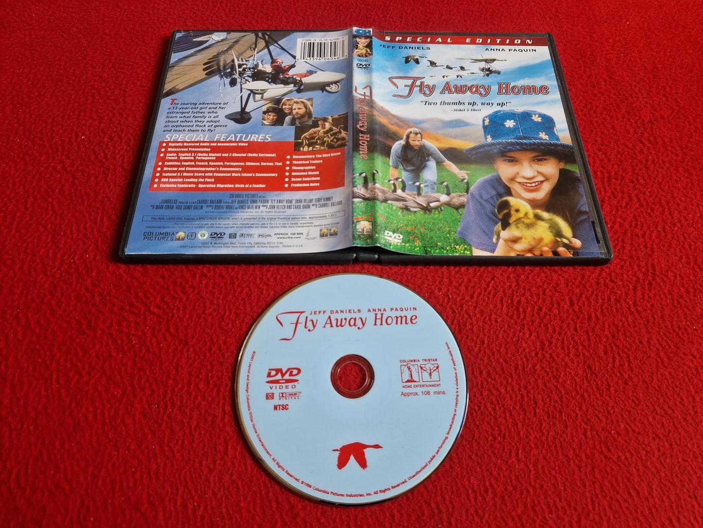 FLY AWAY HOME DVD