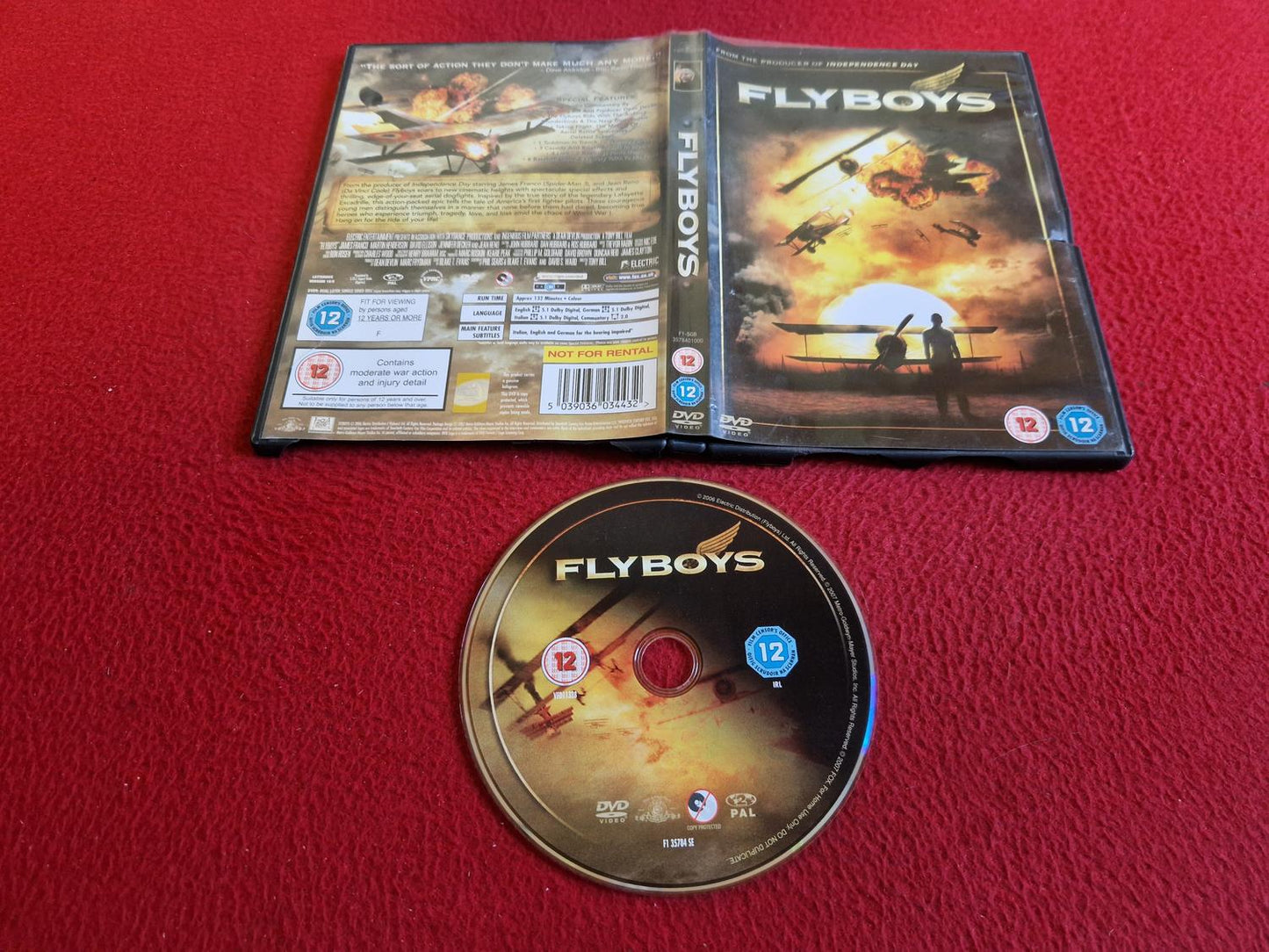 FLYBOYS DVD