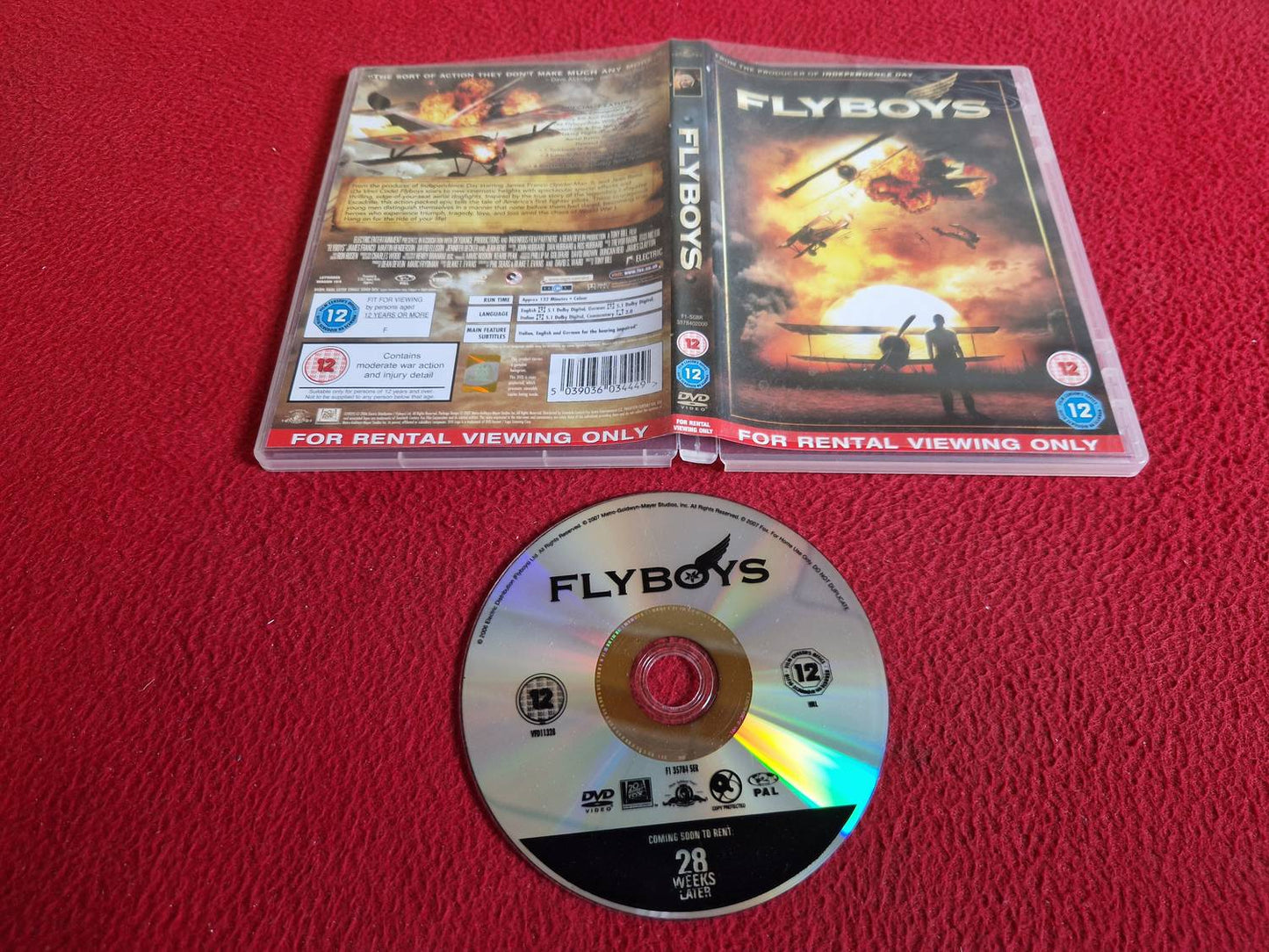 FLYBOYS DVD