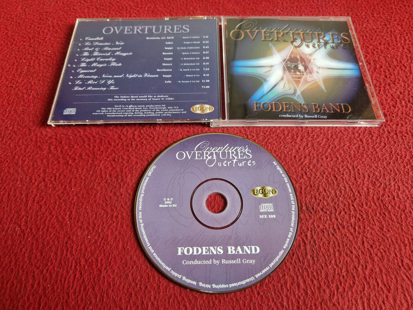 FODENS BAND CONDUCTED BY RUSSELL GRAY OVERTURES CD