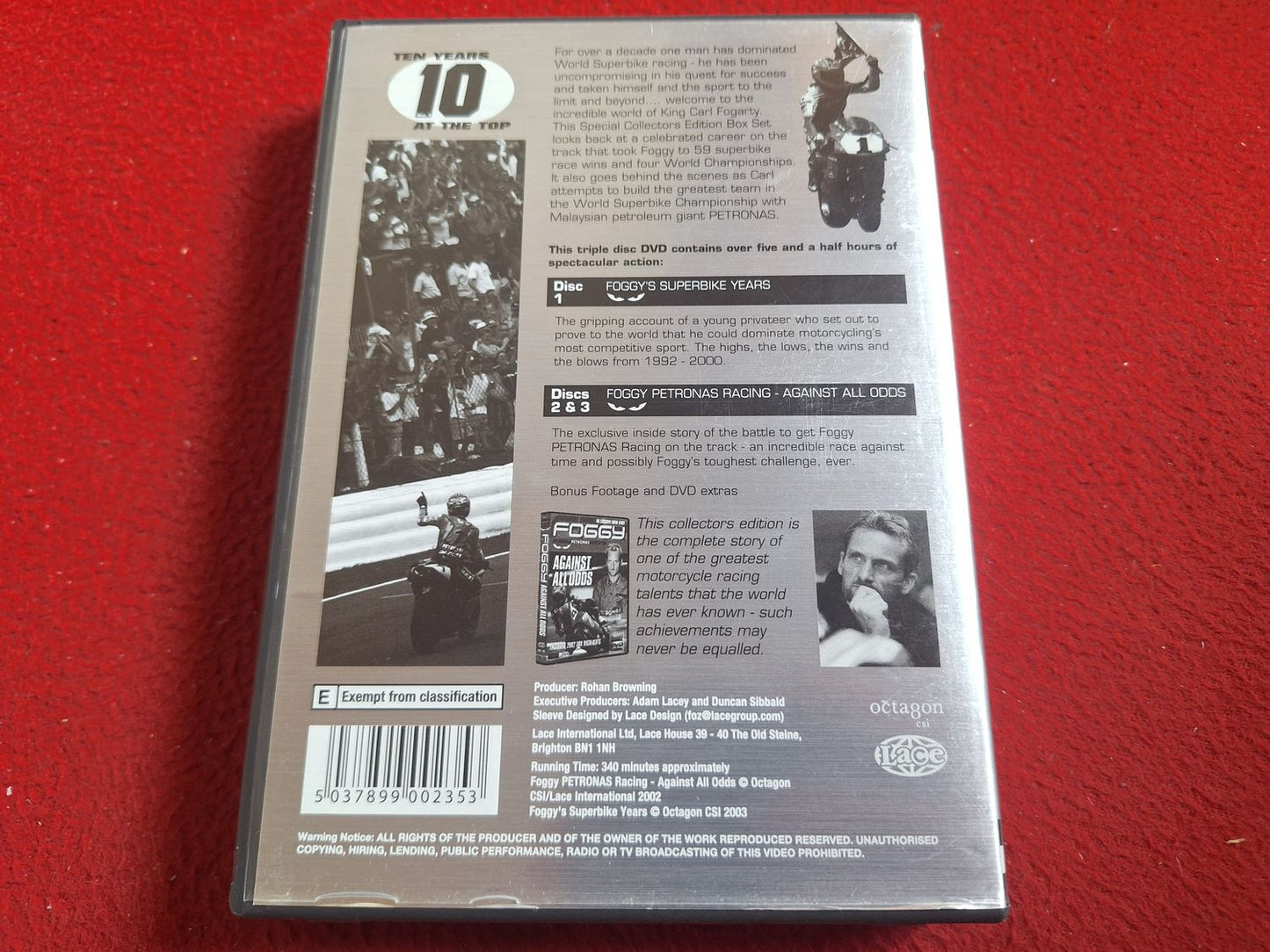 FOGGY TEN YEARS AT THE TOP COLLECTORS EDITION BOX DVD