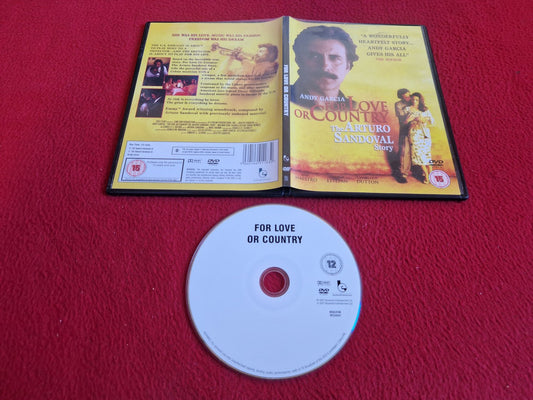 FOR LOVE OR COUNTRY DVD