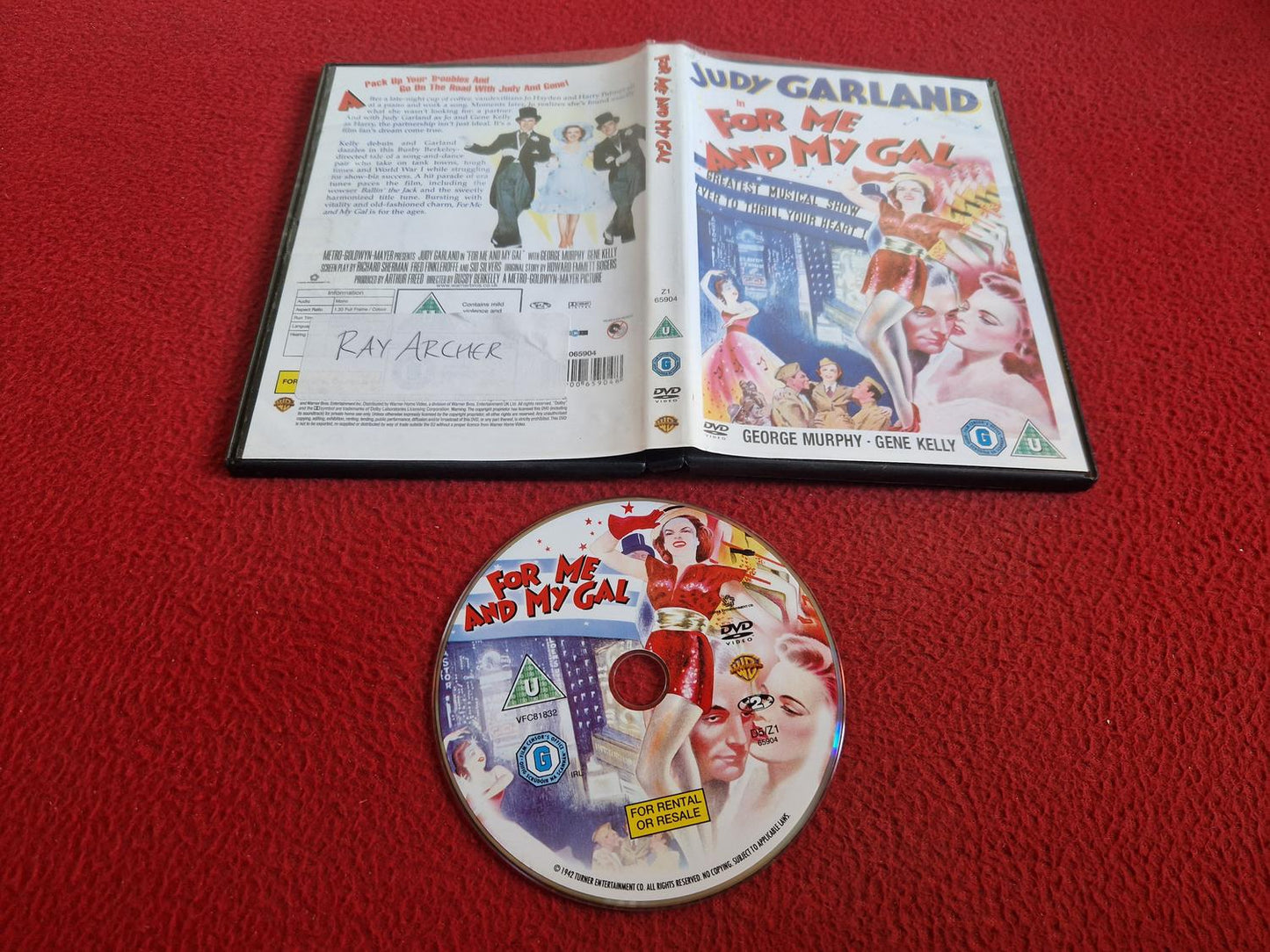 FOR ME AND MY GAL DVD