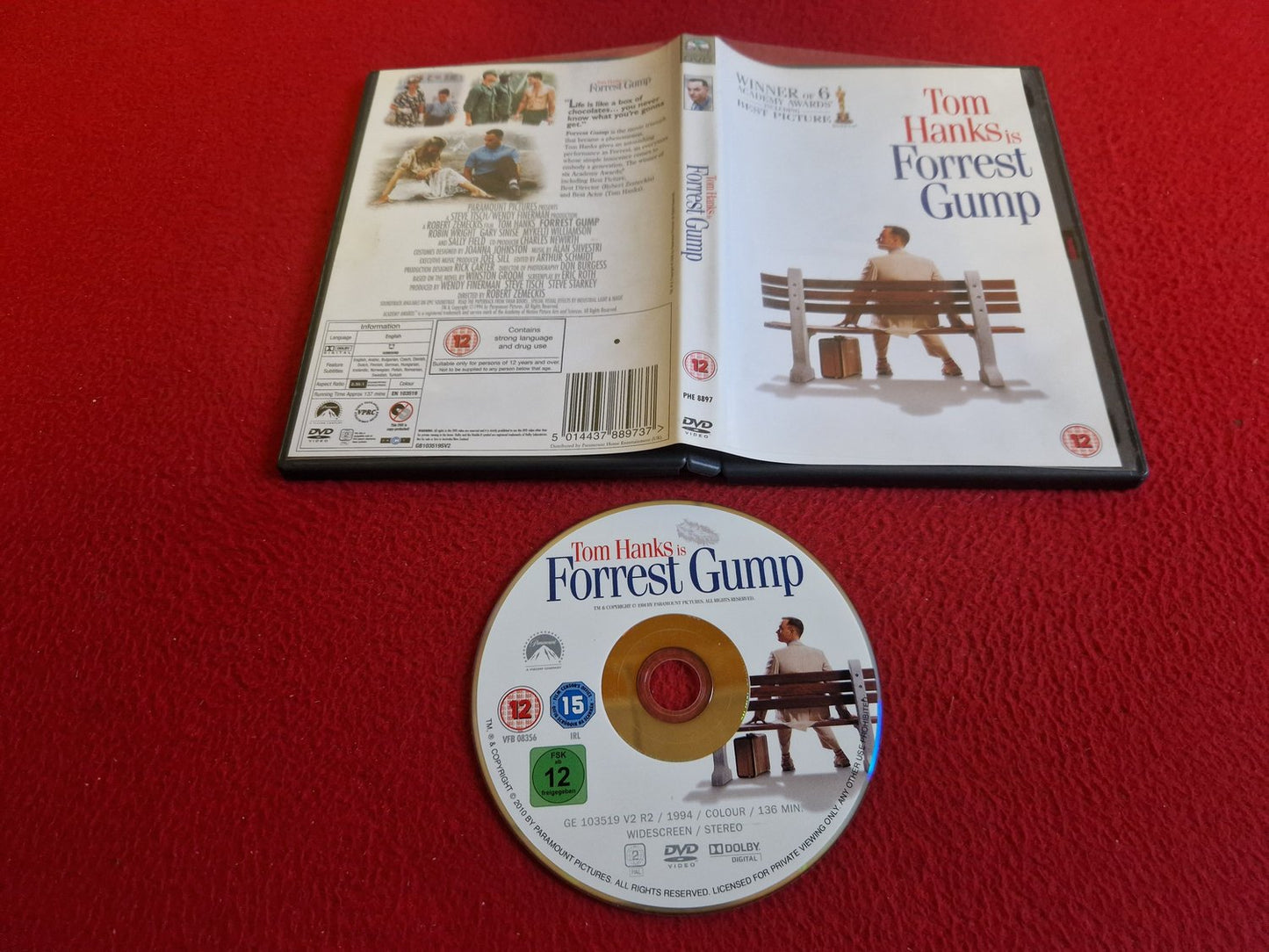 FORREST GUMP DVD