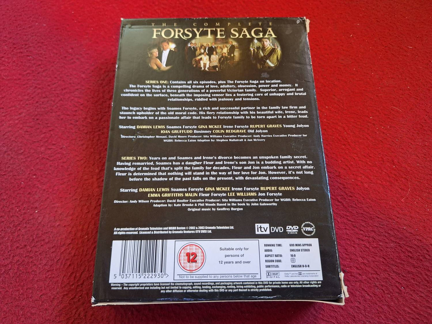 FORSYTE SAGA SERIES 1 & 2 BOX DVD