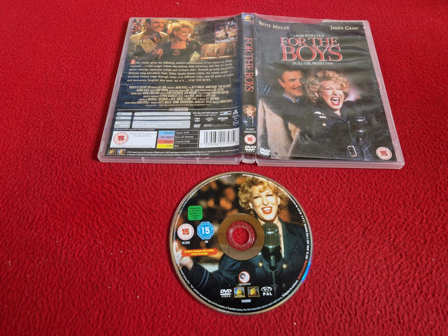 FOR THE BOYS DVD