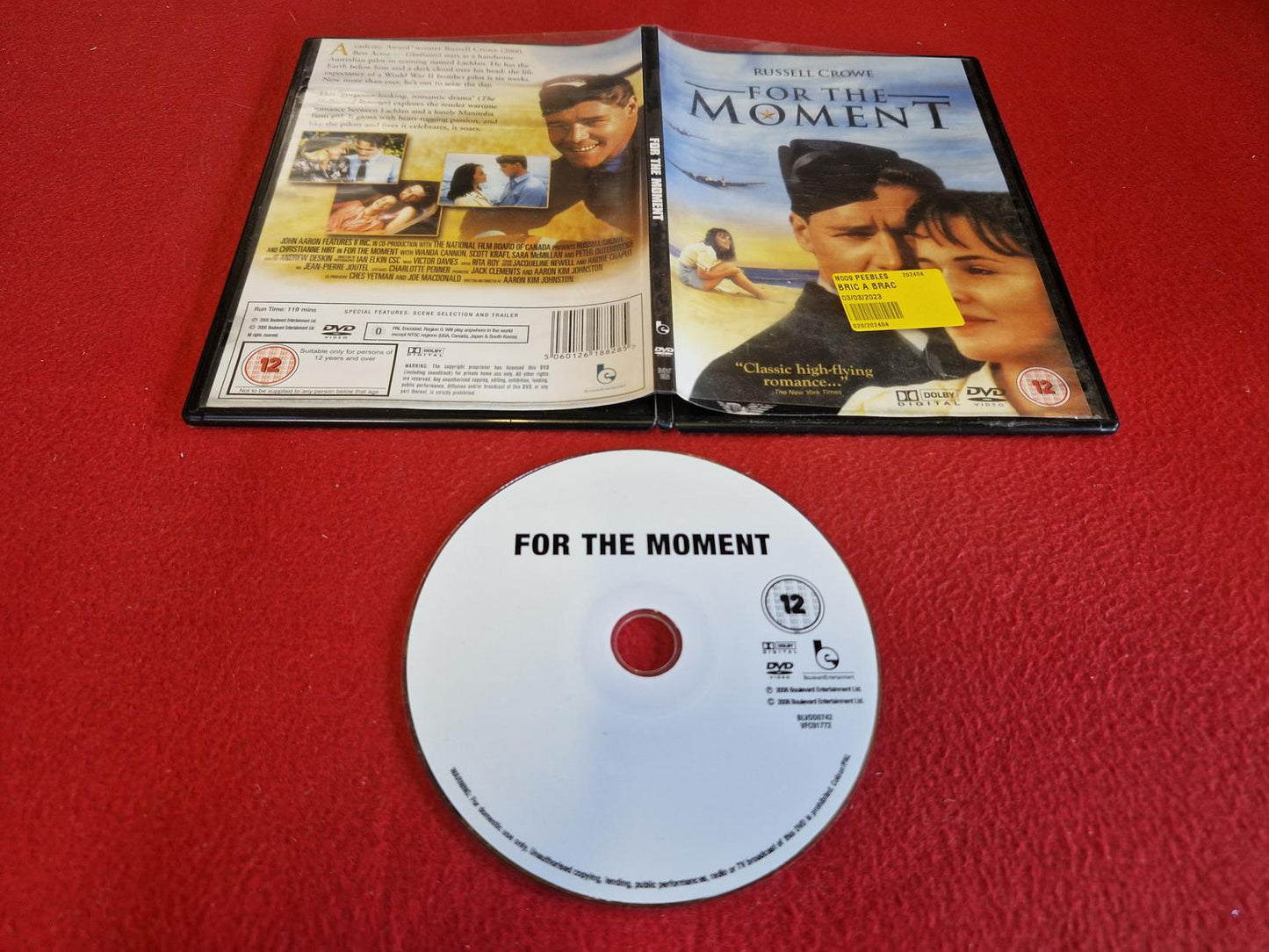 FOR THE MOMENT till DVD