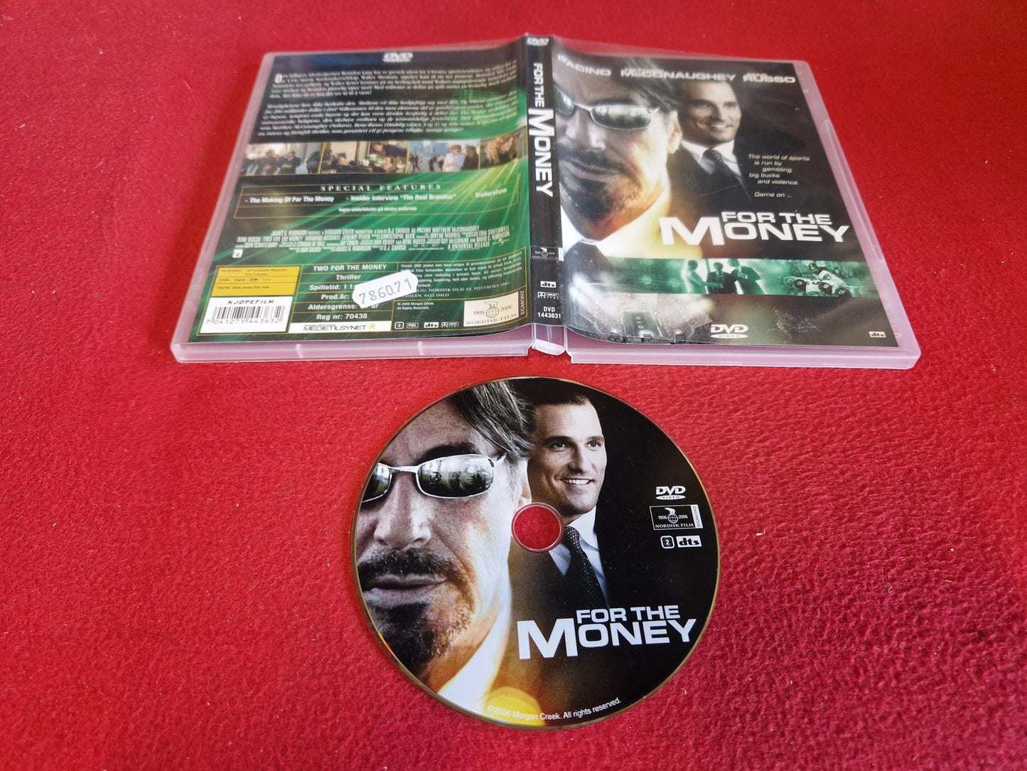 FOR THE MONEY till DVD