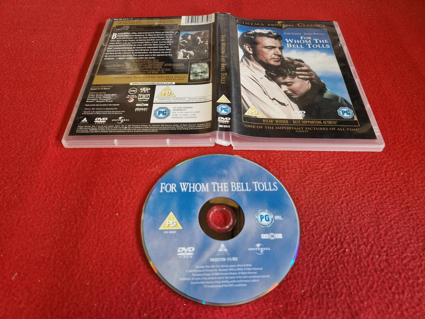 FOR WHOM THE BELL TOLLS till DVD