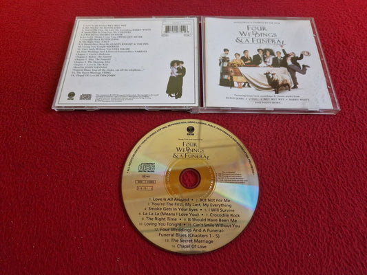 FOUR WEDDINGS AND A FUNERAL SONGS FROM & INSPIRED BY CD