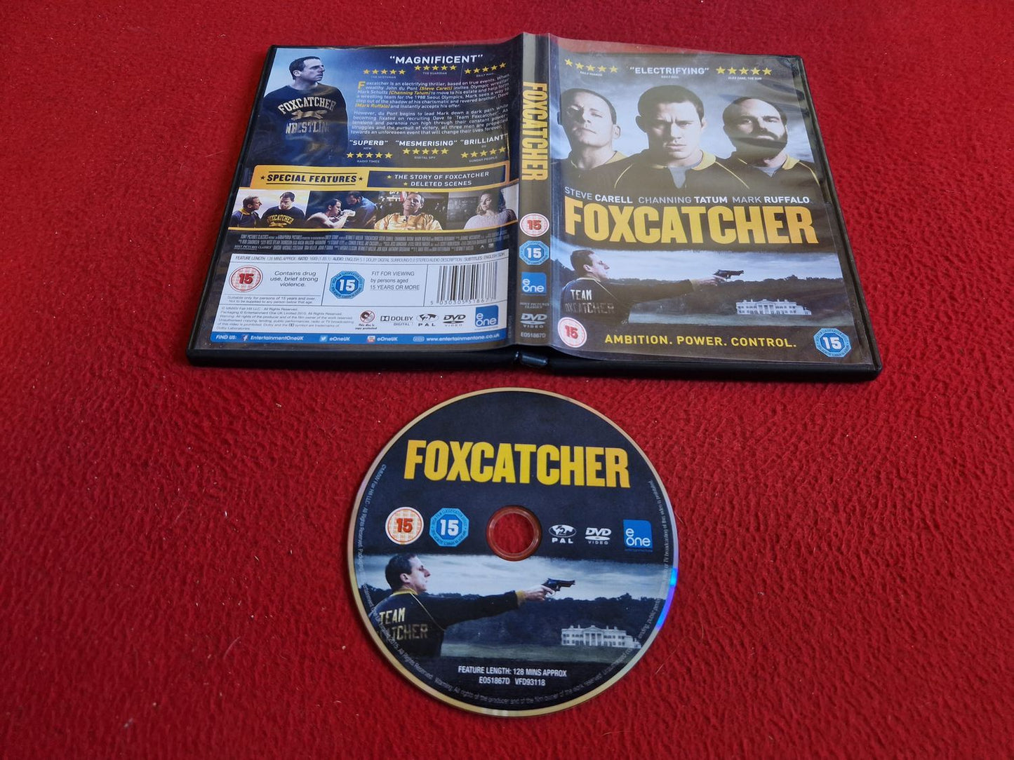 FOXCATCHER DVD