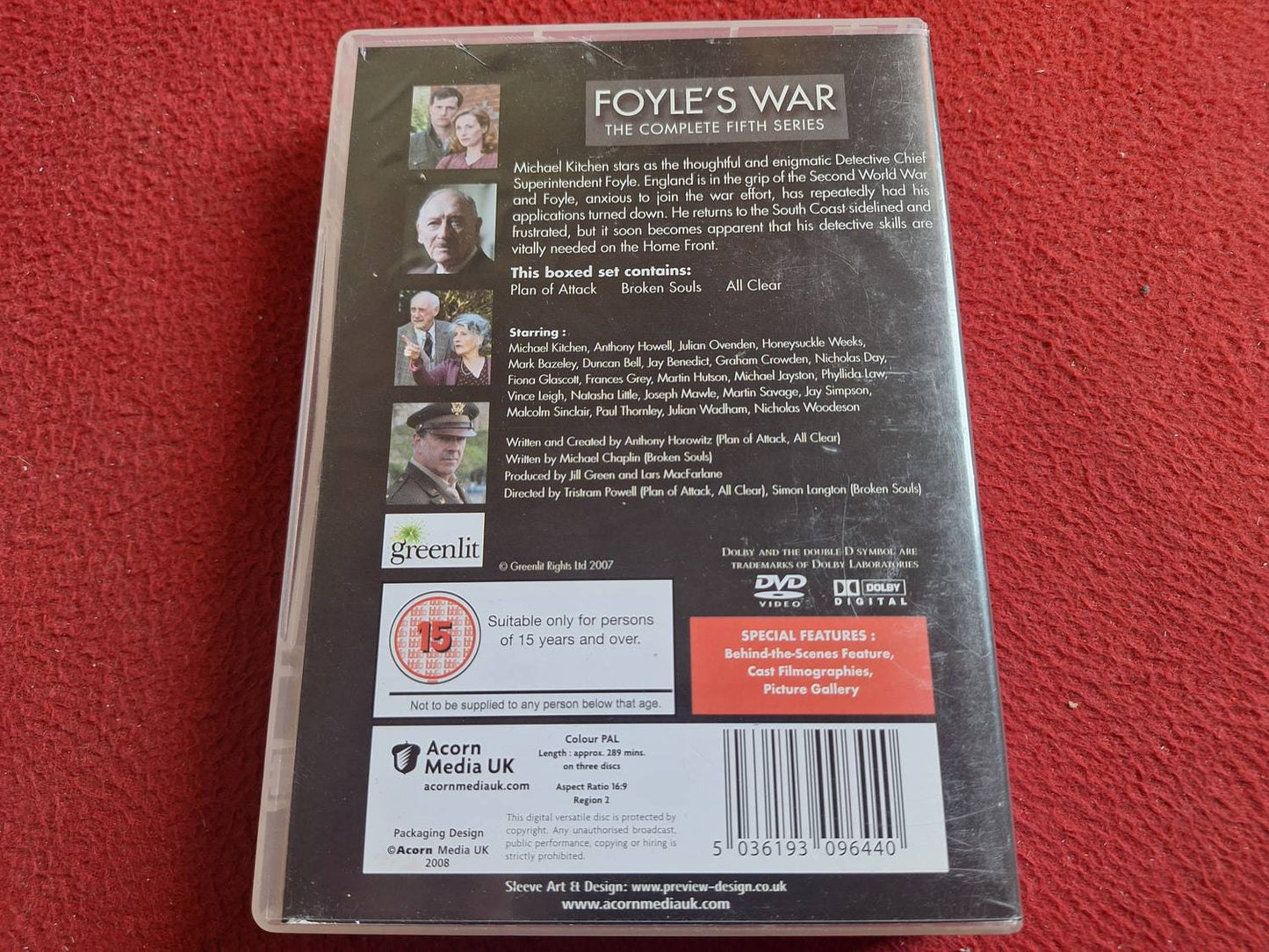 FOYLE'S WAR SERIES 5 BOX DVD
