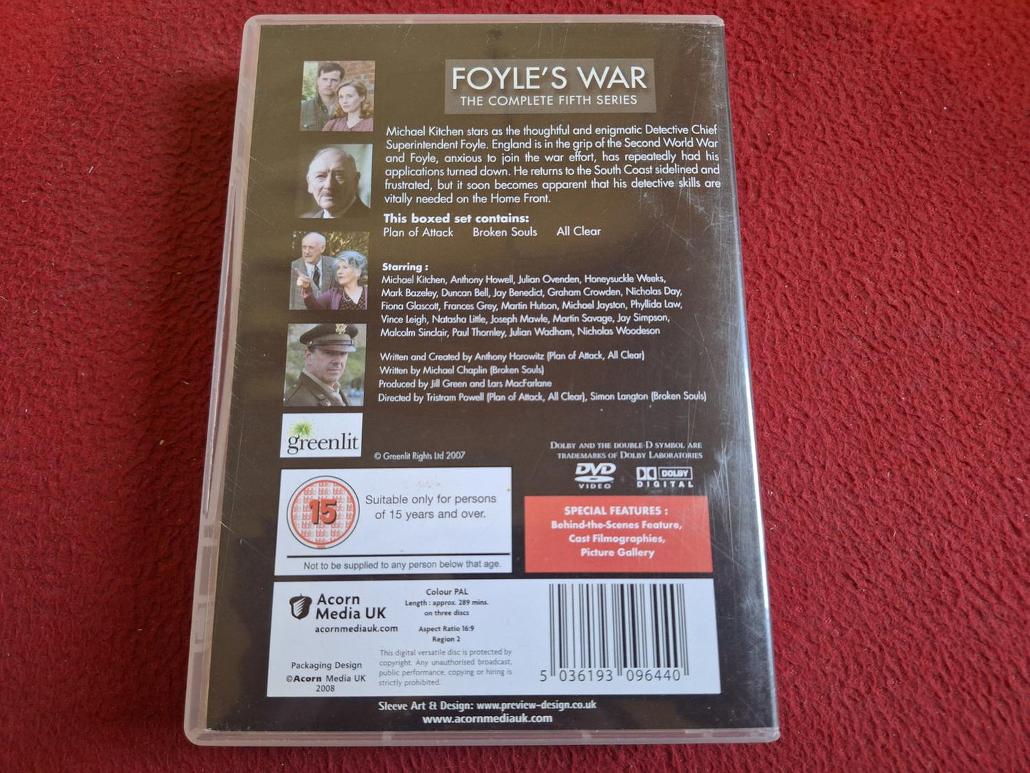 FOYLE'S WAR SERIES 5 BOX DVD