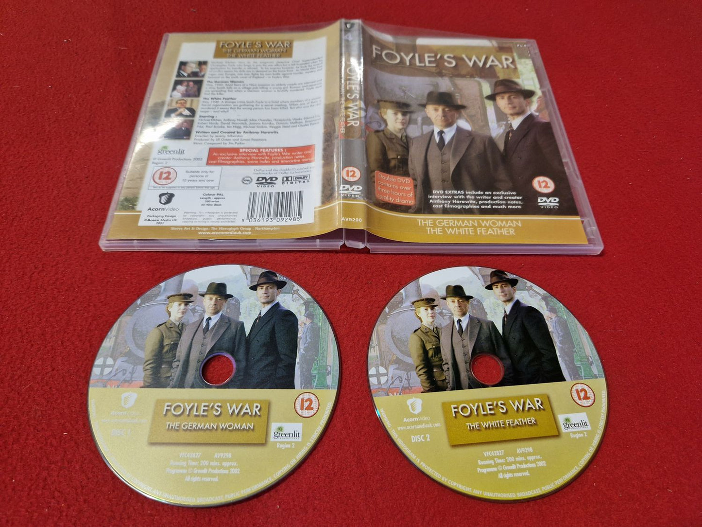 FOYLES WAR THE GERMAN WOMAN / THE WHITE FEATHER till DVD