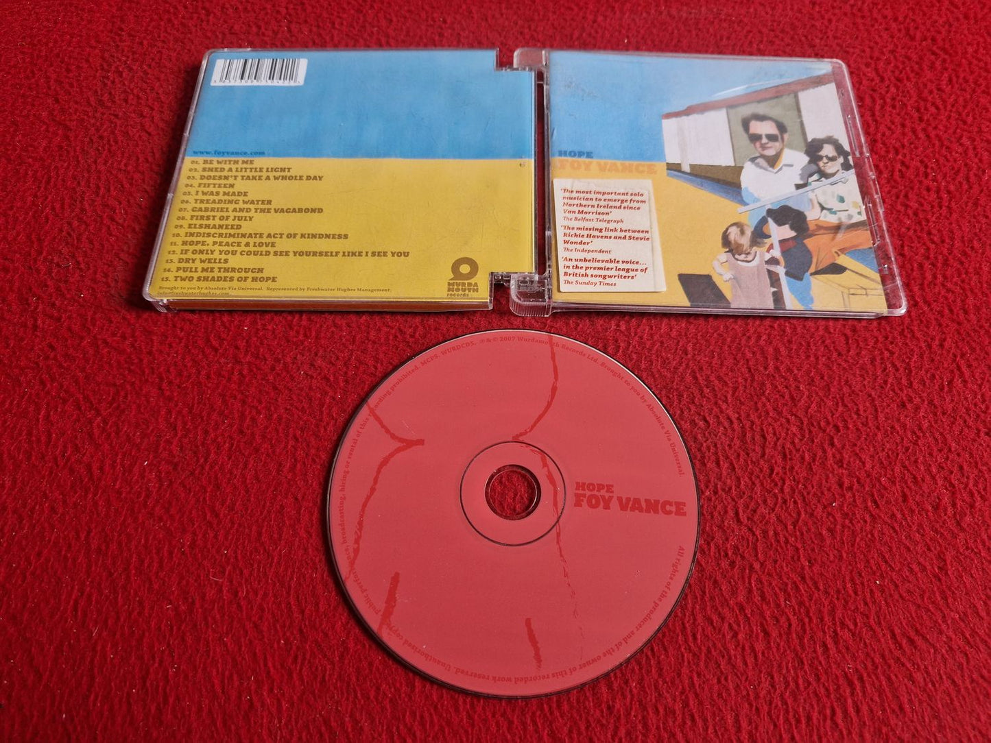 FOY VANCE HOPE CD