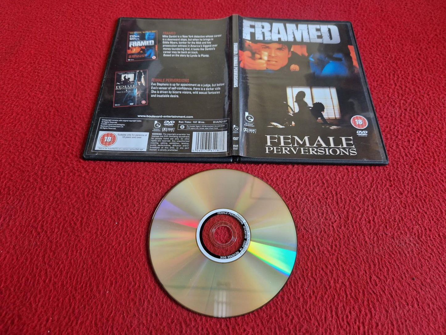 FRAMED / FEMALE PERVERSIONS DVD