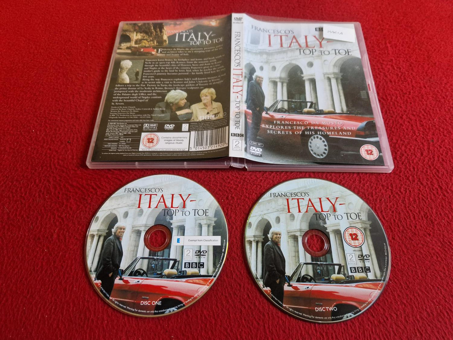 FRANCESCO'S ITALY TOP TO TOE DVD