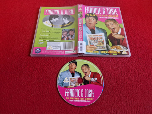 FRANCIE & JOSIE THE FAREWELL PERFORMANCE DVD