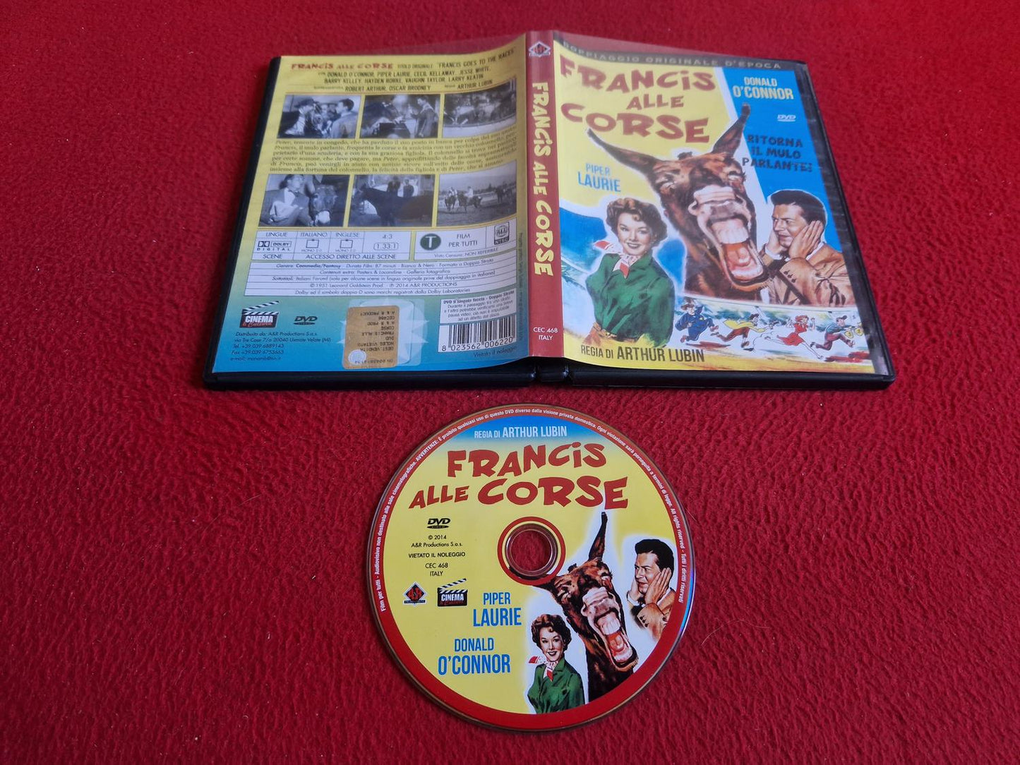 FRANCIS ALLE CORSE (FRANCIS GOES TO THE RACES) [ ENG ELLER ITALIENSKT TAL ] DVD