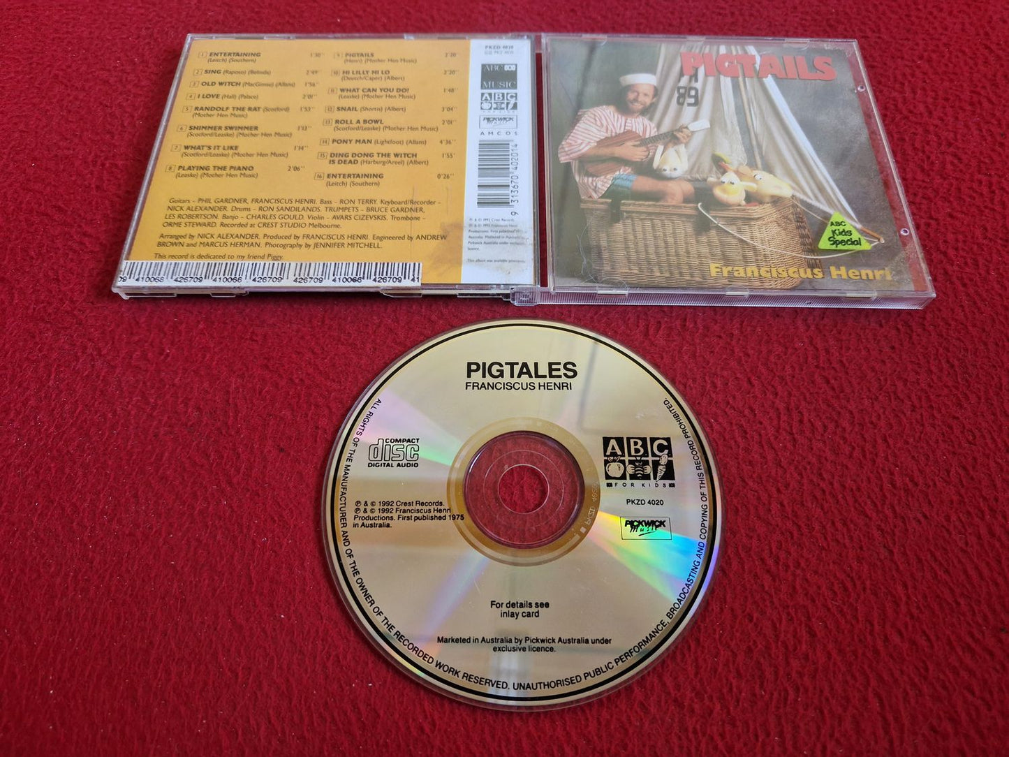 FRANCISCUS HENRI PIGTALES CD
